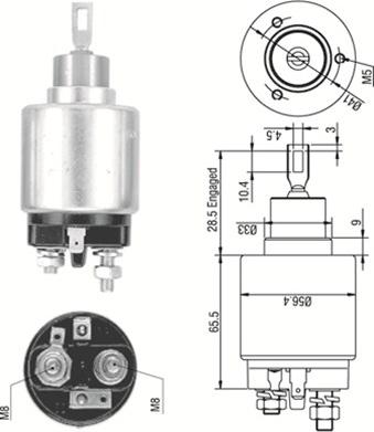 Magneti Marelli 940113050321 - Elektromagnetni Prekidač, starter www.molydon.hr