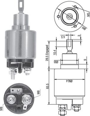 Magneti Marelli 940113050322 - Elektromagnetni Prekidač, starter www.molydon.hr