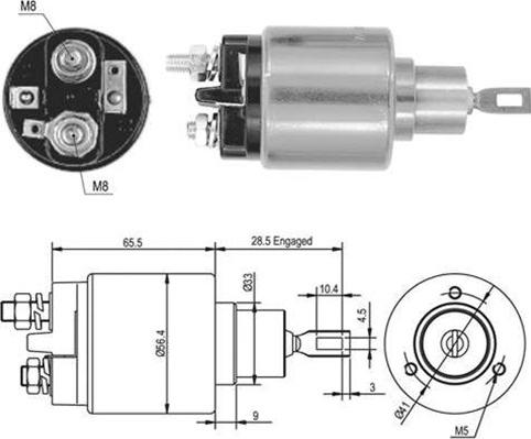 Magneti Marelli 940113050379 - Elektromagnetni Prekidač, starter www.molydon.hr