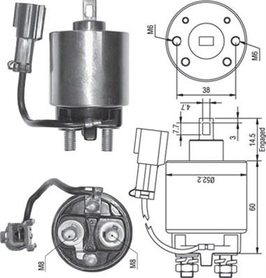 Magneti Marelli 940113050244 - Elektromagnetni Prekidač, starter www.molydon.hr