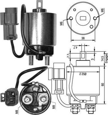 Magneti Marelli 940113050240 - Elektromagnetni Prekidač, starter www.molydon.hr