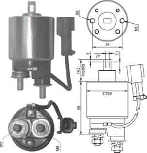 Magneti Marelli 940113050243 - Elektromagnetni Prekidač, starter www.molydon.hr