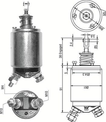 Magneti Marelli 940113050254 - Elektromagnetni Prekidač, starter www.molydon.hr