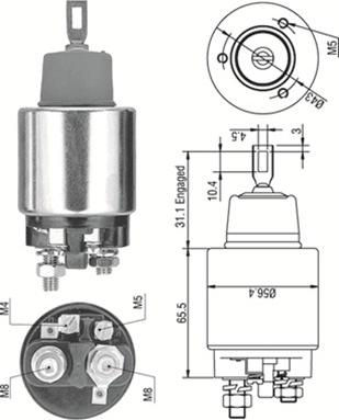 Magneti Marelli 940113050269 - Elektromagnetni Prekidač, starter www.molydon.hr