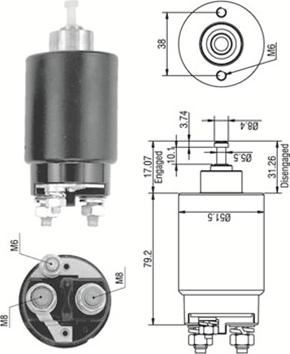 Magneti Marelli 940113050265 - Elektromagnetni Prekidač, starter www.molydon.hr