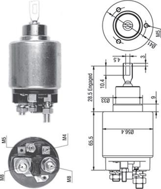 Magneti Marelli 940113050268 - Elektromagnetni Prekidač, starter www.molydon.hr