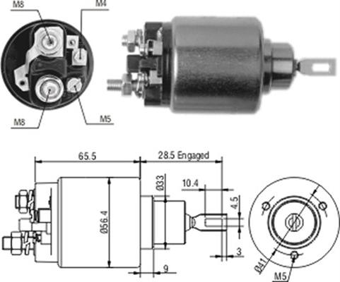 Magneti Marelli 940113050202 - Elektromagnetni Prekidač, starter www.molydon.hr