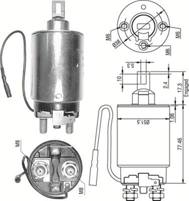 Magneti Marelli 940113050289 - Elektromagnetni Prekidač, starter www.molydon.hr