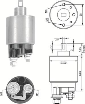 Magneti Marelli 940113050239 - Elektromagnetni Prekidač, starter www.molydon.hr