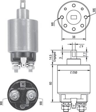 Magneti Marelli 940113050238 - Elektromagnetni Prekidač, starter www.molydon.hr