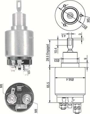 Magneti Marelli 940113050270 - Elektromagnetni Prekidač, starter www.molydon.hr