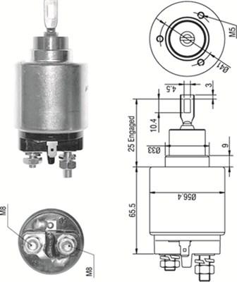 Magneti Marelli 940113050273 - Elektromagnetni Prekidač, starter www.molydon.hr