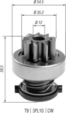 Magneti Marelli 940113020400 - Pogonski Zupčanik, starter www.molydon.hr