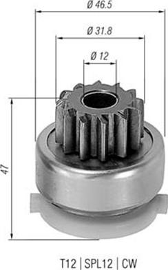 Magneti Marelli 940113020416 - Pogonski Zupčanik, starter www.molydon.hr