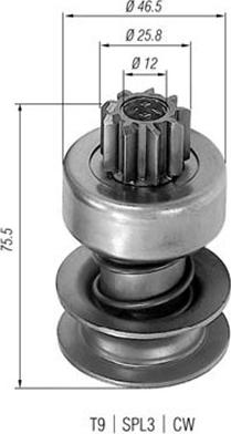 Magneti Marelli 940113020001 - Pogonski Zupčanik, starter www.molydon.hr