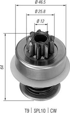 Magneti Marelli 940113020015 - Pogonski Zupčanik, starter www.molydon.hr