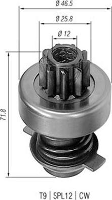 Magneti Marelli 940113020011 - Pogonski Zupčanik, starter www.molydon.hr