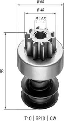 Magneti Marelli 940113020018 - Pogonski Zupčanik, starter www.molydon.hr