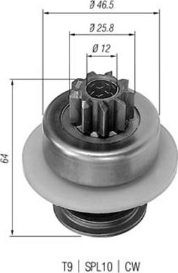 Magneti Marelli 940113020034 - Pogonski Zupčanik, starter www.molydon.hr