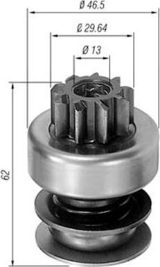 Magneti Marelli 940113020036 - Pogonski Zupčanik, starter www.molydon.hr