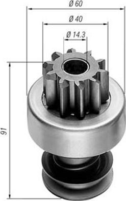 Magneti Marelli 940113020028 - Pogonski Zupčanik, starter www.molydon.hr