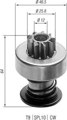 Magneti Marelli 940113020023 - Pogonski Zupčanik, starter www.molydon.hr