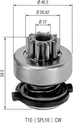 Magneti Marelli 940113020149 - Pogonski Zupčanik, starter www.molydon.hr