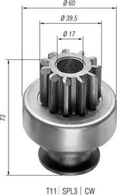 Magneti Marelli 940113020146 - Pogonski Zupčanik, starter www.molydon.hr