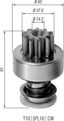 Magneti Marelli 940113020153 - Pogonski Zupčanik, starter www.molydon.hr