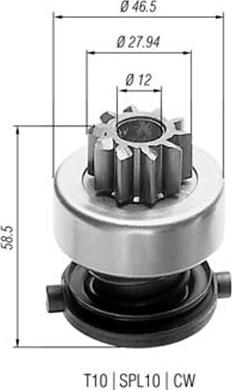 Magneti Marelli 940113020169 - Pogonski Zupčanik, starter www.molydon.hr