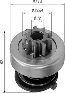 Magneti Marelli 940113020167 - Pogonski Zupčanik, starter www.molydon.hr