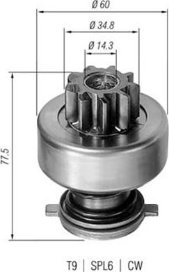 Magneti Marelli 940113020114 - Pogonski Zupčanik, starter www.molydon.hr