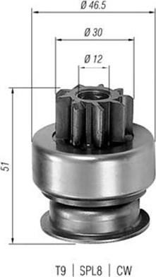 Magneti Marelli 940113020185 - Pogonski Zupčanik, starter www.molydon.hr