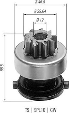 Magneti Marelli 940113020136 - Pogonski Zupčanik, starter www.molydon.hr