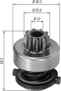 Magneti Marelli 940113020138 - Pogonski Zupčanik, starter www.molydon.hr