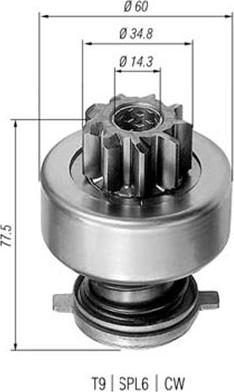 Magneti Marelli 940113020179 - Pogonski Zupčanik, starter www.molydon.hr