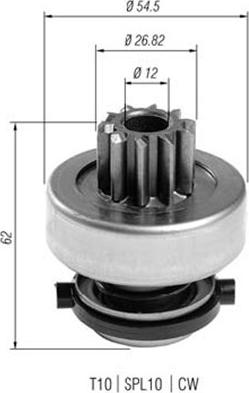 Magneti Marelli 940113020398 - Pogonski Zupčanik, starter www.molydon.hr