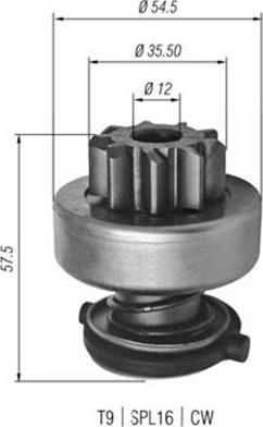 Magneti Marelli 940113020346 - Pogonski Zupčanik, starter www.molydon.hr