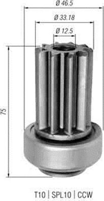 Magneti Marelli 940113020342 - Pogonski Zupčanik, starter www.molydon.hr