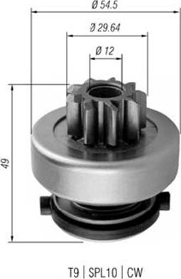 Magneti Marelli 940113020354 - Pogonski Zupčanik, starter www.molydon.hr