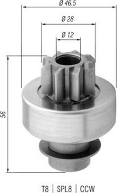 Magneti Marelli 940113020363 - Pogonski Zupčanik, starter www.molydon.hr