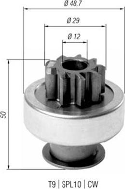 Magneti Marelli 940113020387 - Pogonski Zupčanik, starter www.molydon.hr