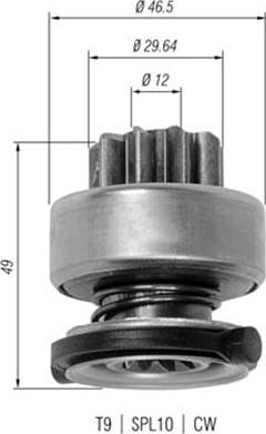 Magneti Marelli 940113020334 - Pogonski Zupčanik, starter www.molydon.hr