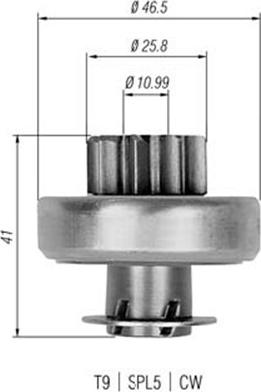 Magneti Marelli 940113020324 - Pogonski Zupčanik, starter www.molydon.hr