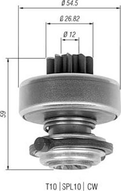 Magneti Marelli 940113020323 - Pogonski Zupčanik, starter www.molydon.hr