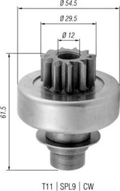 Magneti Marelli 940113020322 - Pogonski Zupčanik, starter www.molydon.hr