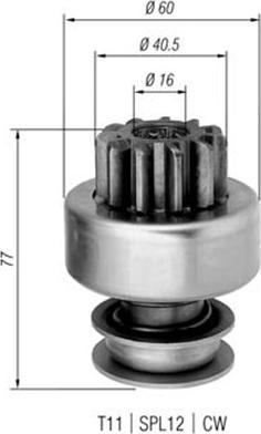 Magneti Marelli 940113020292 - Pogonski Zupčanik, starter www.molydon.hr