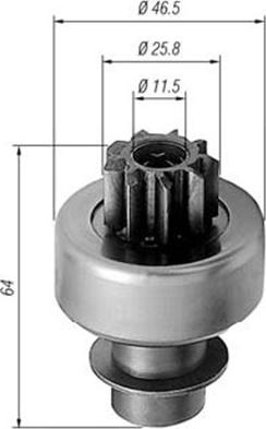 Magneti Marelli 940113020242 - Pogonski Zupčanik, starter www.molydon.hr