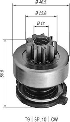 Magneti Marelli 940113020254 - Pogonski Zupčanik, starter www.molydon.hr