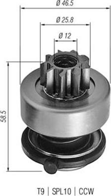 Magneti Marelli 940113020255 - Pogonski Zupčanik, starter www.molydon.hr